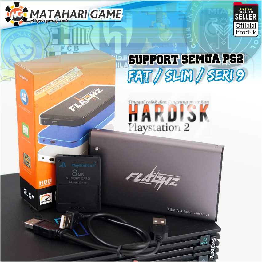 Review FLASHZ Hardisk Eksternal PS2: Uji Performa 500GB, Kecepatan Nyata, 120+ Game Tanpa Masalah