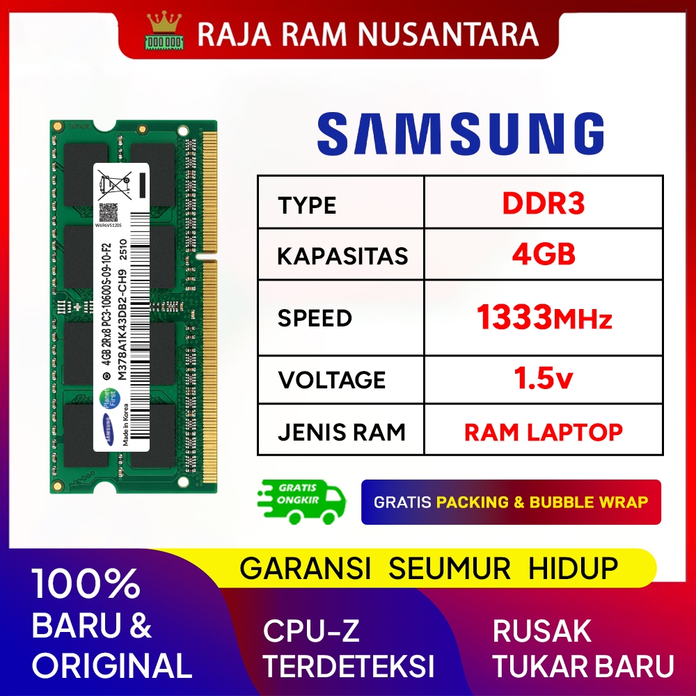 Upgrade Performa Laptop Lama: Review Mendalam RAM Samsung DDR3 4GB 1333MHz SODIMM